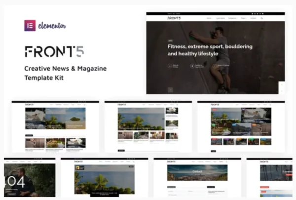 FrontFive - Creative News & Magazine Template Kit