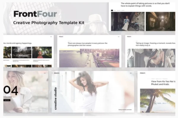 FrontFour - Creative Photography Template Kit