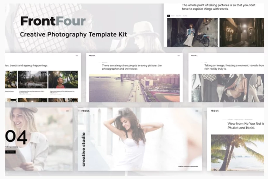 FrontFour - Creative Photography Template Kit
