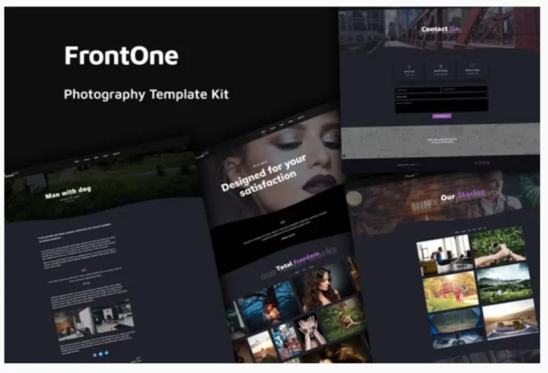 FrontOne - Creative Photography Template Kit