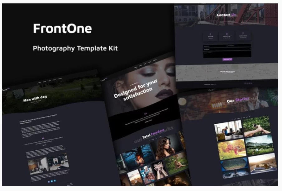 FrontOne - Creative Photography Template Kit