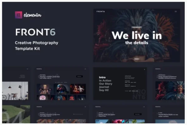 FrontSix - Creative Photography Template Kit