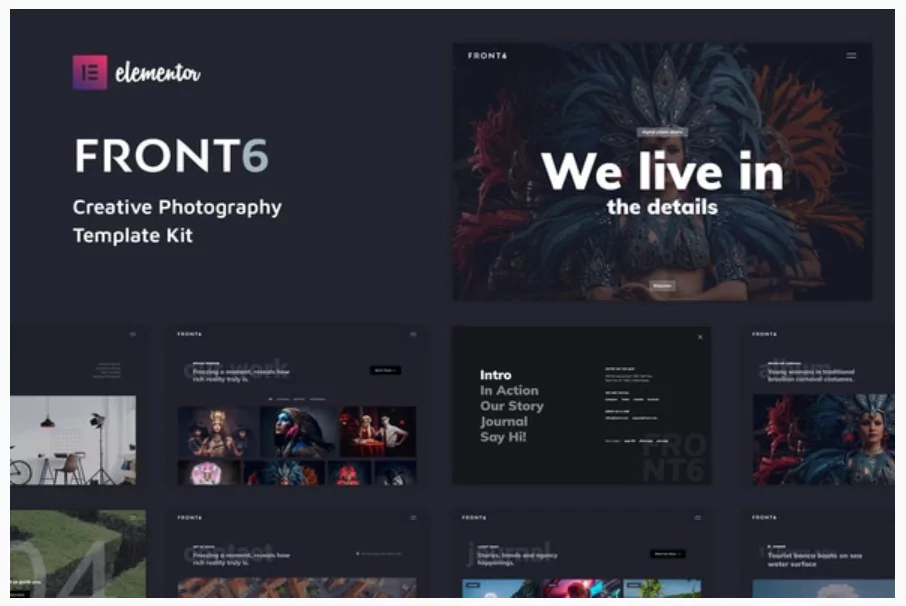 FrontSix - Creative Photography Template Kit