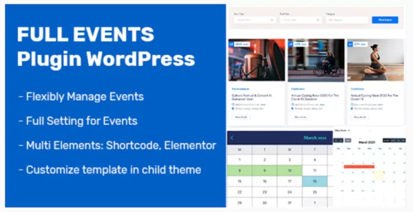 FullEvents - Event Plugin WordPress