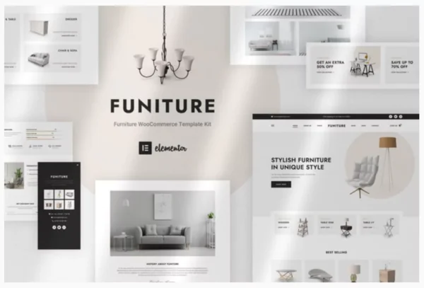 Funiture - Furniture Shop Elementor Template Kit