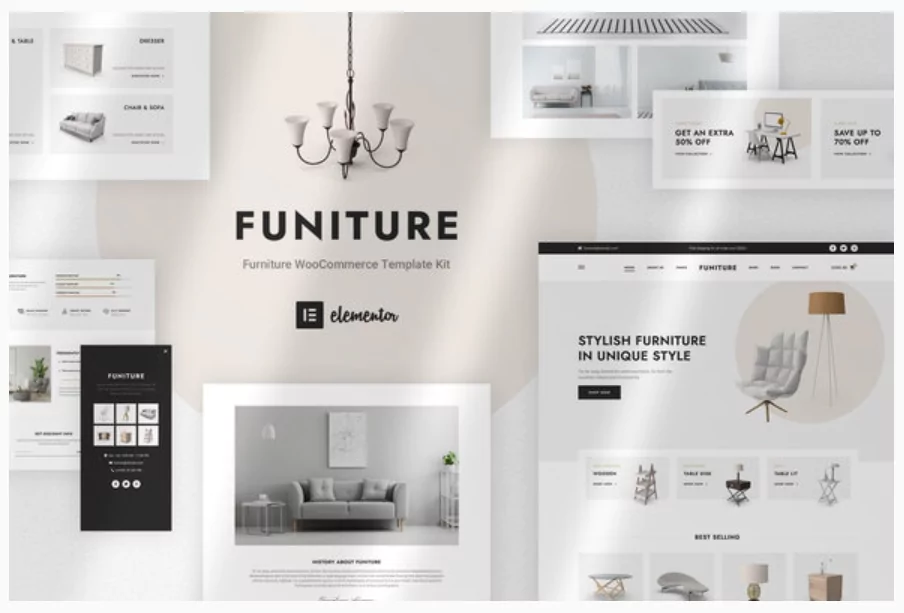 Funiture - Furniture Shop Elementor Template Kit