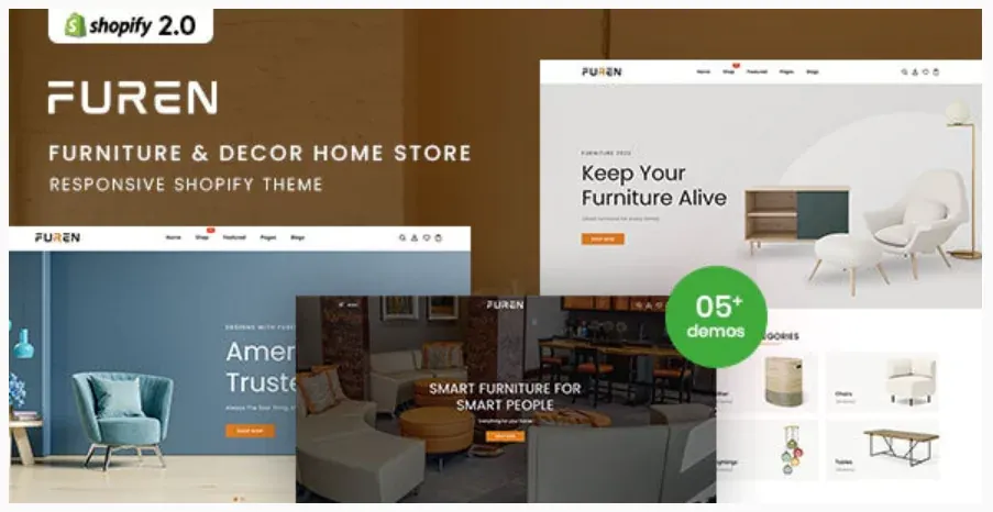 Furen - Furniture & Decor Shopify 2.0 Theme