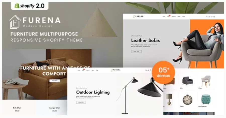 Furena - Furniture Multipurpose Responsive Shopify 2.0 Theme