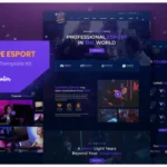 GGWEPE – Esports & Gaming Elementor Template Kit