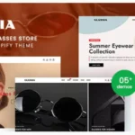 Glassia - Modern Eye Glasses Responsive Shopify Theme