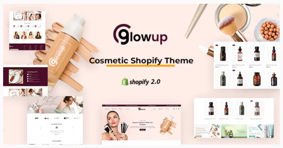 Glowup - Beauty Store Shopify Theme