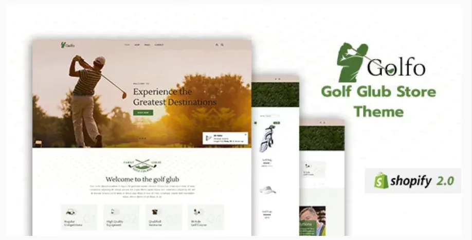Golfo - Golf Store Shopify Theme