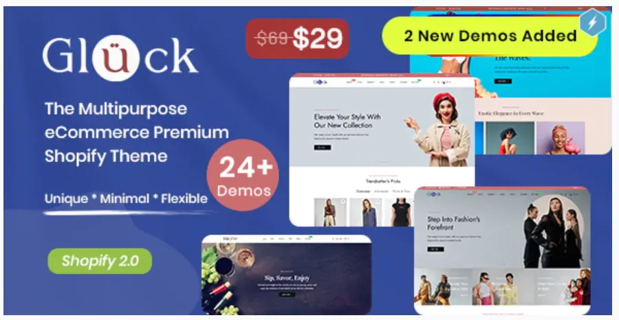 Gluck - Multipurpose eCommerce Shopify 2.0