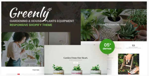 Greenly - Gardening & Houseplants Equipment Responsive Shopify Theme