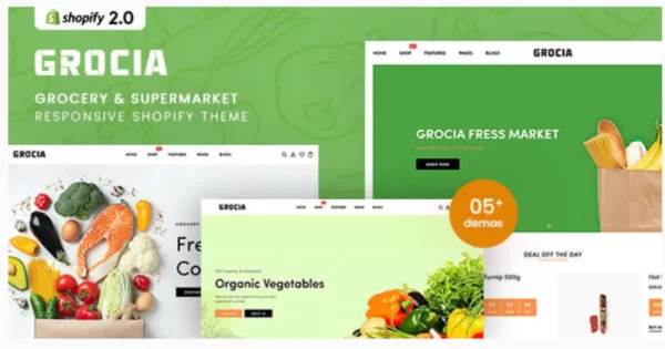 Grocia - Grocery & Supermarket Responsive Shopify Theme