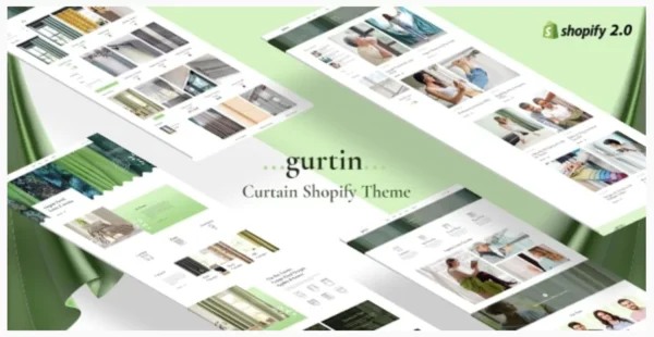 Gurtin - Windows Curtains & Blinds Store Shopify Theme