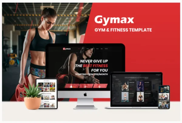 Gymax - Gym & Fitness Elementor Template Kit