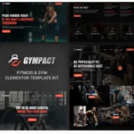 Gympact - Fitness & Gym Elementor Template Kit