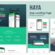 Haya - App Startup Elementor Template Kit