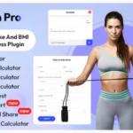 Health Pro - Calorie, Water Intake, BMI Calculator with AI Chatbot Assistant WordPress Plugin