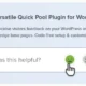 Helpful - Article Feedback Plugin for WordPress