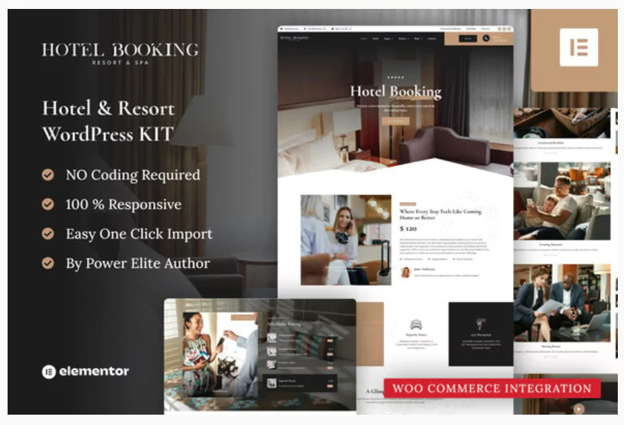 Hotel Booking - Resort Elementor Pro Template Kit