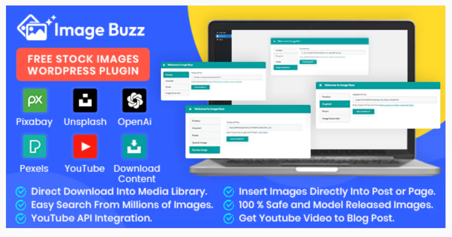 Image Buzz - Free Stock Images WordPress Plugin