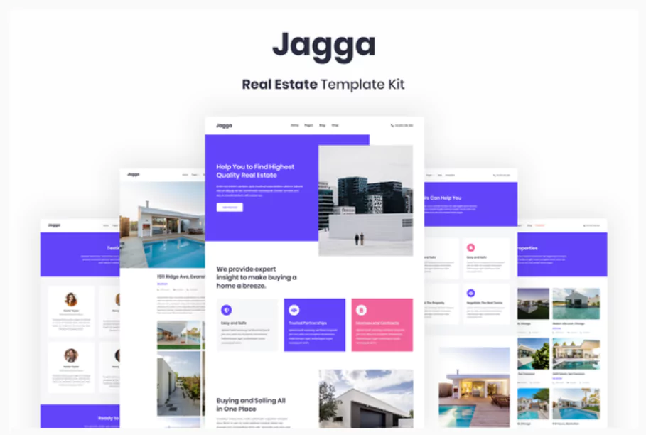 Jagga – Real Estate Template Kit