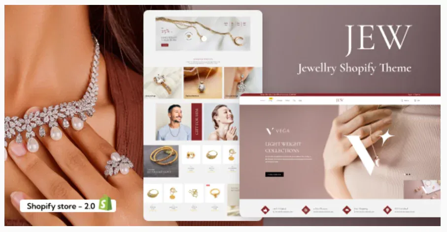Jew - Modern Jewelry Store Shopify Theme