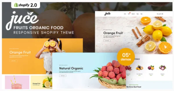 Juce - Fruits Organic Food Responsive Shopify Theme