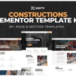 KRAFTY - Construction & Industry Elementor Template Kit