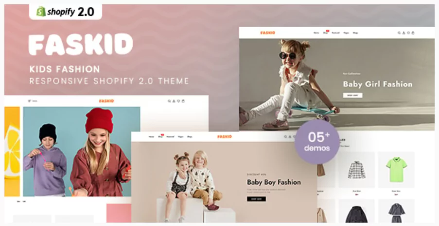 Kasfid - Kids Fashion Responsive Shopify 2.0 Theme