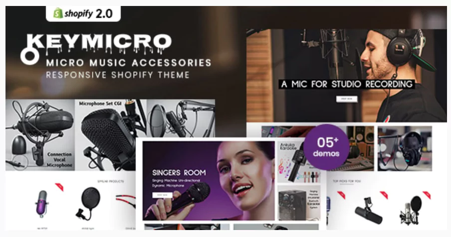 Keymicro - Micro Music Accessories Responsive Shopify Theme