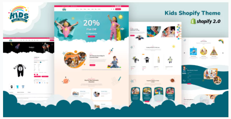 Kidscool - Kids Fashion, Toys Store Shopify Theme