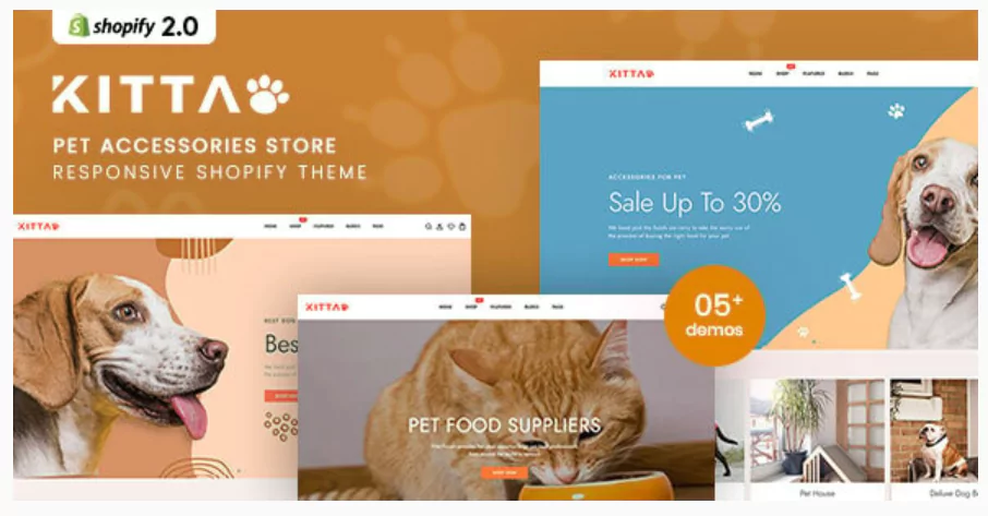 Kitta - Pet Accessories Store Shopify Theme