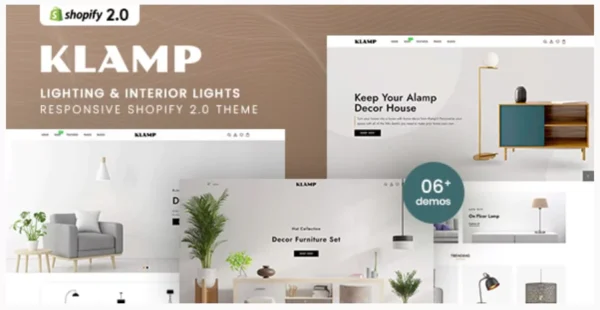 Klamp - Lighting & Interior Lights Shopify 2.0 Theme