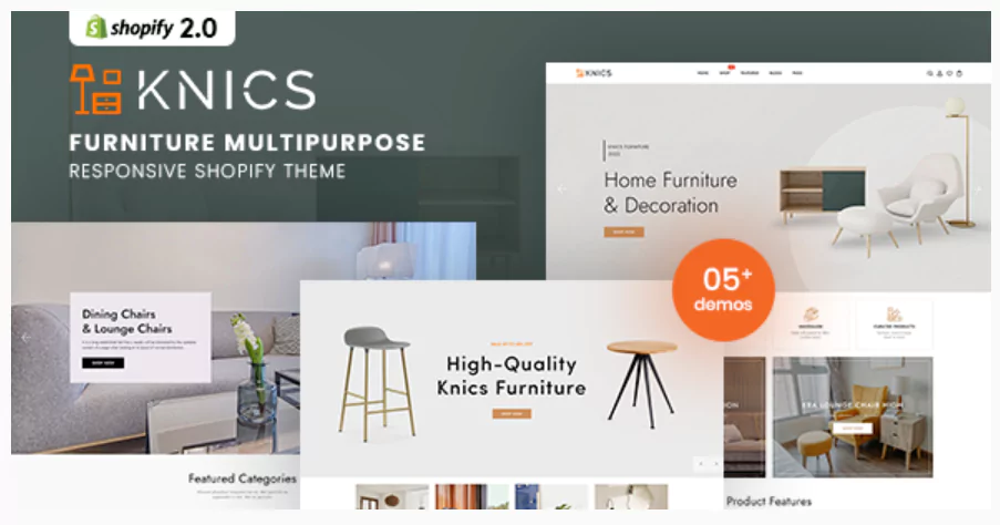 Knics - Furniture Multipurpose Responsive Shopify Theme