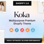 Koka - Multipurpose Clothing Store Shopify Theme