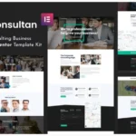 Konsultan Kit - Consulting Business Elementor Template Kit