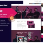 Kube - Music Elementor Template Kit