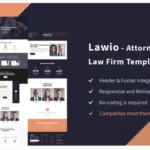 Lawio - Attorney Law Firm Elementor Template Kit