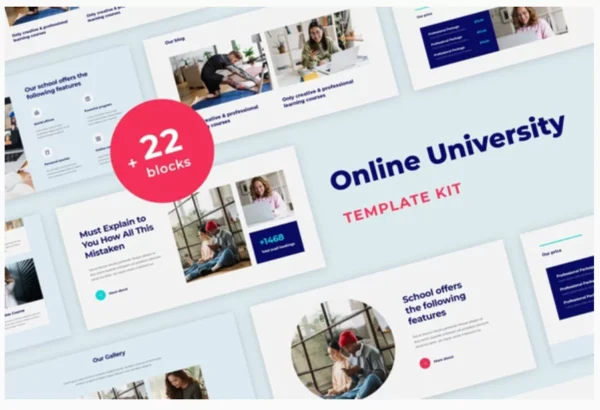 Learnex - Distance Education & Learning Courses Elementor Template Kit