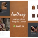 Leathery - Handcrafted Leather Store Theme