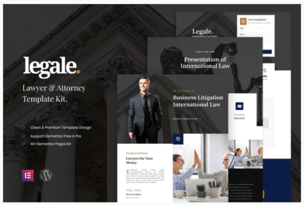 Legale - Lawyer & Law Firm Template Kit