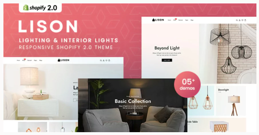 Lison - Lighting & Interior Lights Shopify 2.0 Theme