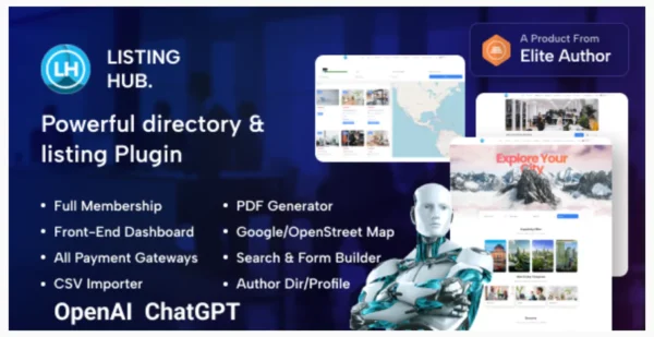 ListingHub - WordPress Business Directory Listing Plugin