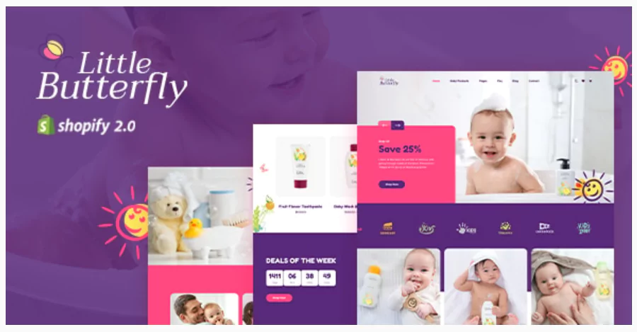 Little Butterfly - Kids Shopify Theme