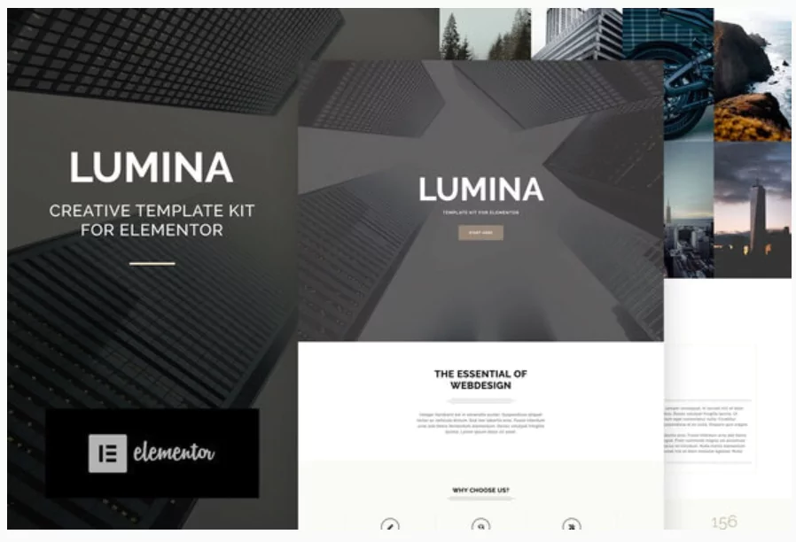 Lumina - Creatives & Business Elementor Template Kit