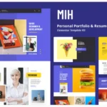 MIH - Personal Portfolio & Resume Template Kit