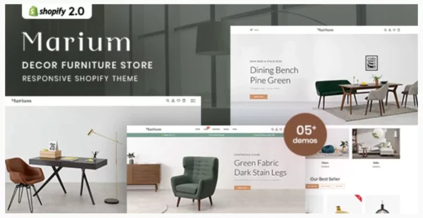 Marium - Decor Furniture Store Shopify 2.0 Theme